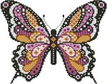 (image for) Colorful Butterflies Sunset